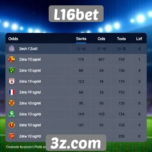 Comparativo de odds no L16bet com concorrentes